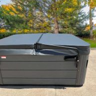 Puri Tech Cover Lifts Pivot Top Mount Spa & Hot Tub Cover Lift Removal System Double Coated Aluminum Structure Fits Most Spas & Hot Tubs