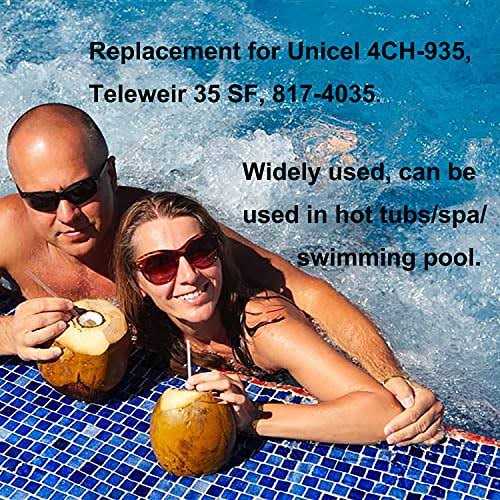 PWW35L Hot Tub Filter Cartridge Filter Compatible with Unicel 4CH-935 Waterway 817-4035 Teleweir 35 SF - Image 3