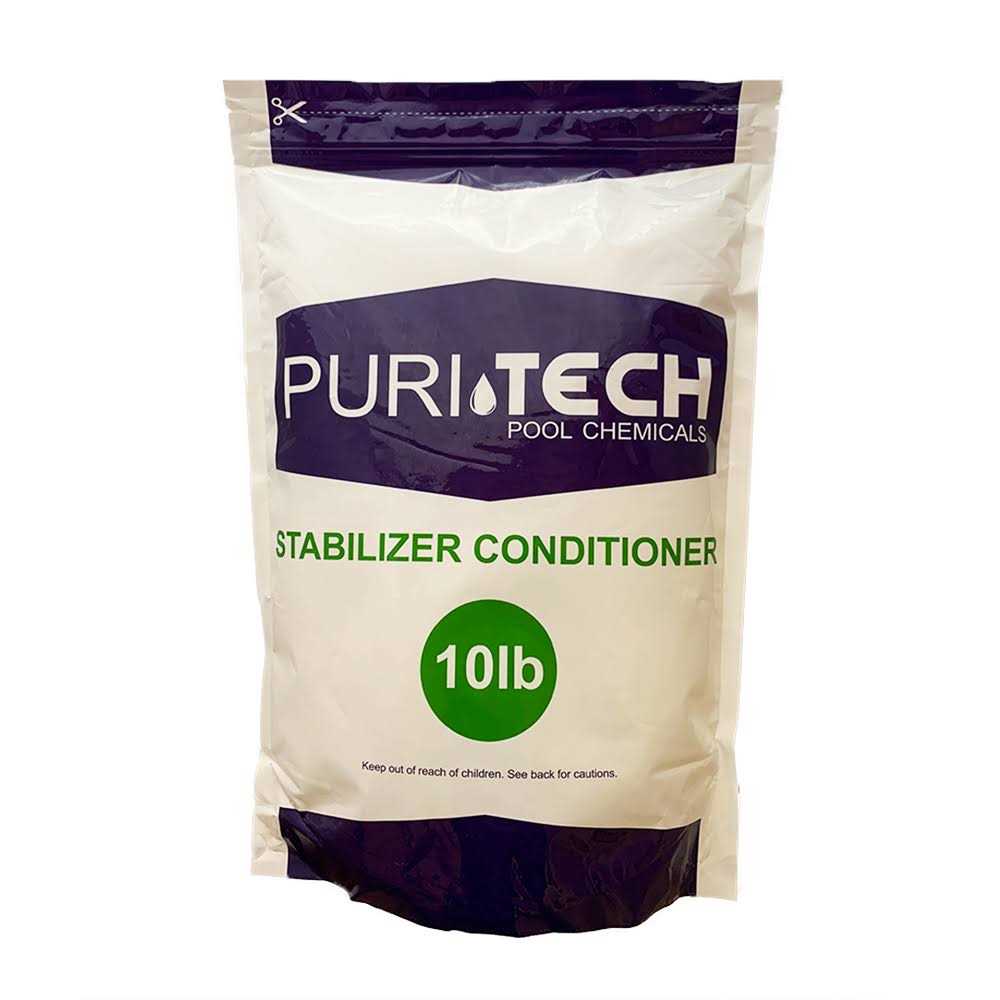 Puri Tech Stabilizer Conditioner Cyanuric Acid UV Protection Swimming