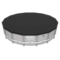 Bestway Round PVC 16′ Pool Cover for Above Ground Pro Frame Pools