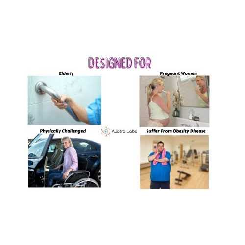 Allotro Labs Extended Reach Comfort Kit Includes Long Reach Toilet Wiping Tool And Long Reach Bath Brush. Designed to Help Anyone with Accessibility Issues - Image 3