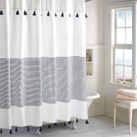 Peri Panama Stripe Shower Curtain