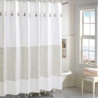 Peri Panama Stripe Shower Curtain