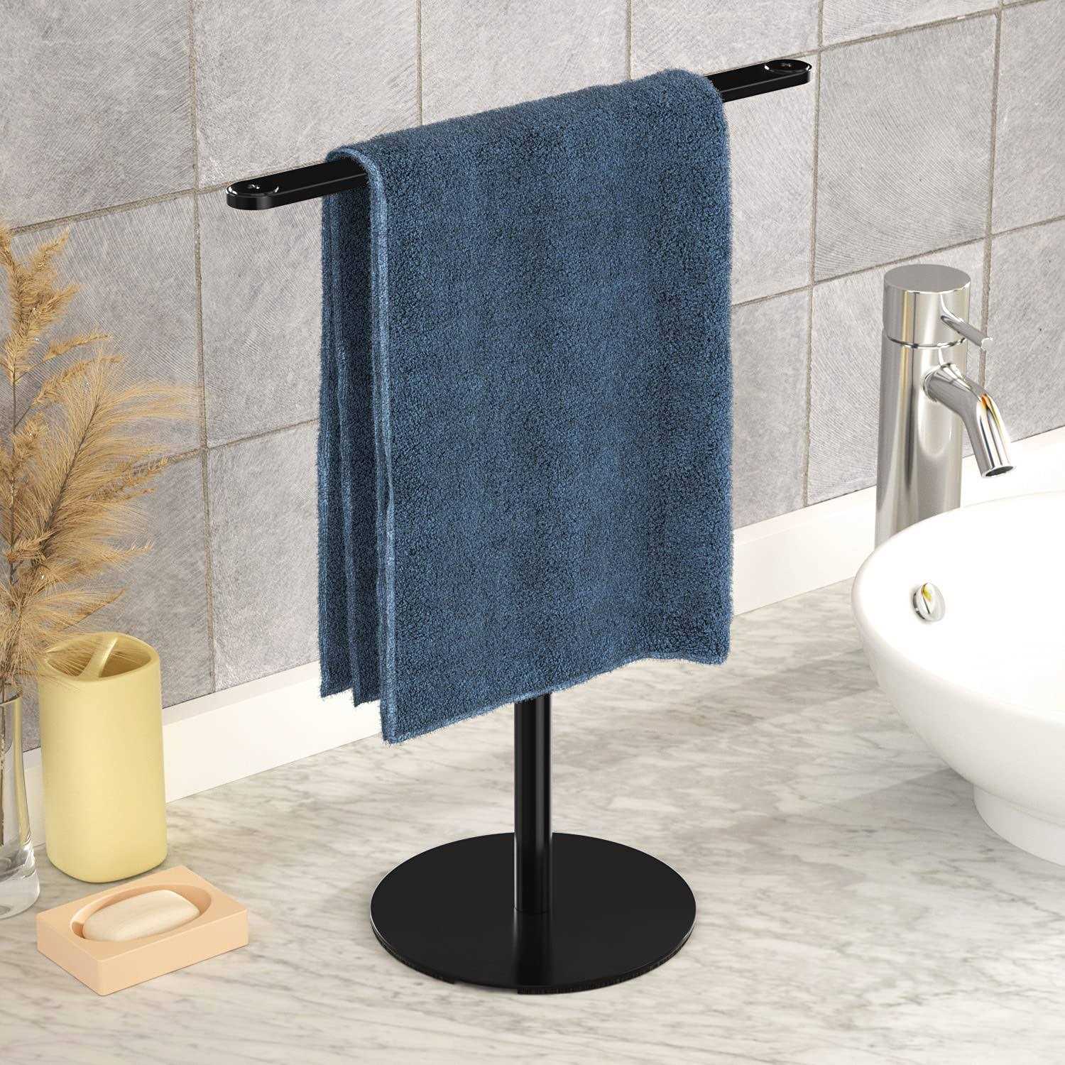 pickpiff Towel Rack for Bathroom Hand Towel Holder T-shape Headband Holder