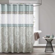 510 Design and Embroidered Shower Curtain