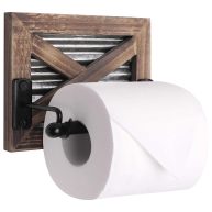 Autumn Alley Galvanized Barn Door Toilet Paper Holder TPH001A