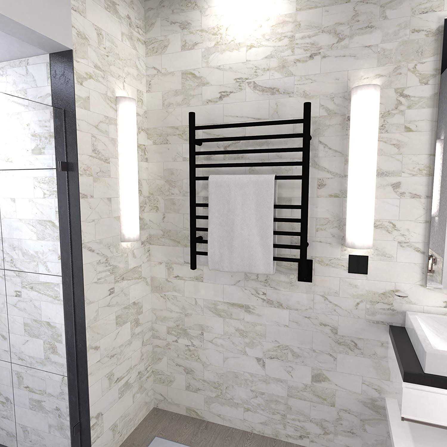 Amba RWH-SMB Radiant Hardwired Straight Towel Warmer - Image 3