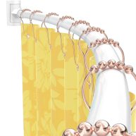 Prettyhome Adjustable Arched Curved Shower Curtain Rod Rustproof Expandable Aluminum Metal Shower Rod 38-72 Inches Telescoping Design Exquisite
