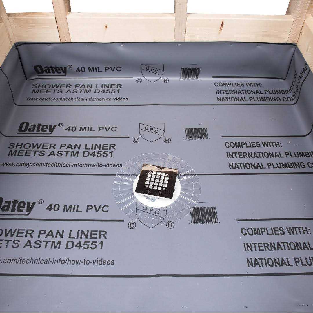 Oatey Shower Pan Liner Gray - Image 2