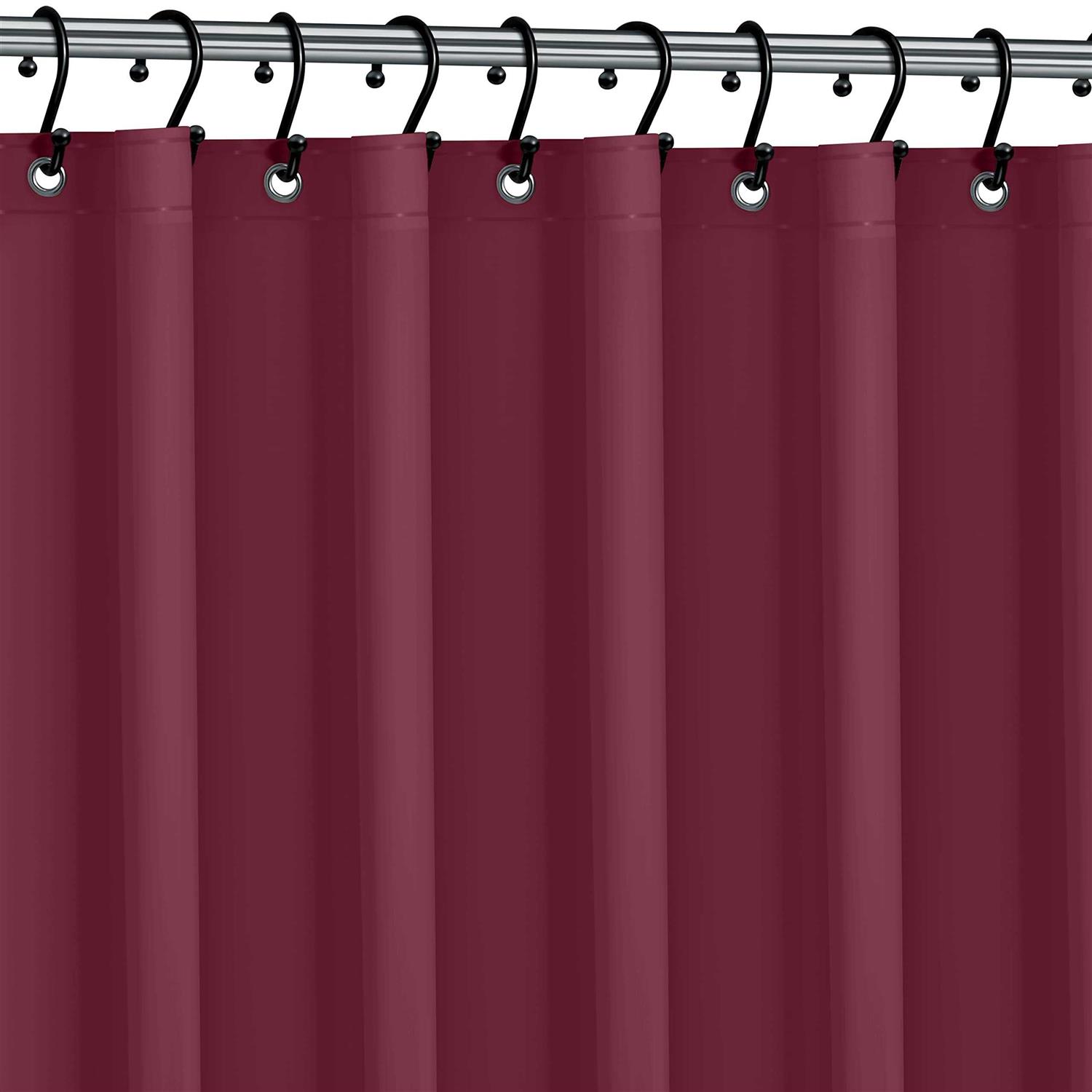 Premium Shower Curtain Liner, 72W X 72H PVC-Free, 6G PEVA Shower Curtain with 12 Rust Proof Grommets And Magnet-weighted Bottom Hem