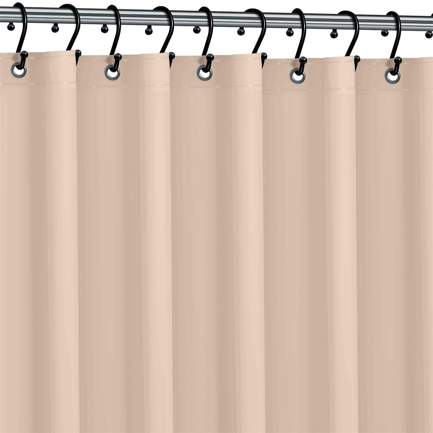 Premium Shower Curtain Liner, 72W X 72H PVC-Free, 6G PEVA Shower Curtain with 12 Rust Proof Grommets And Magnet-weighted Bottom Hem