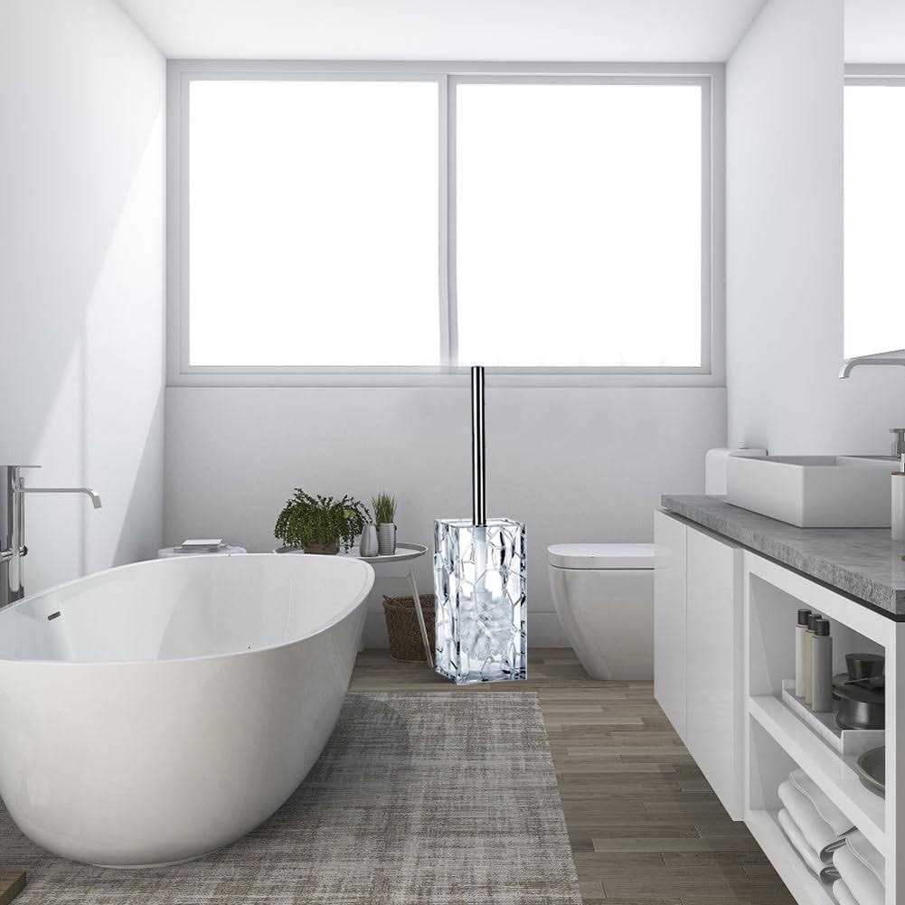 Purple Acrylic Bathroom Accessory Set 5 Pcs Bathroom Accessories Set With Lot - Image 2