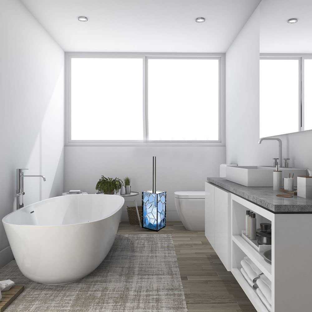 Purple Acrylic Bathroom Accessory Set 5 Pcs Bathroom Accessories Set With Lot - Image 4