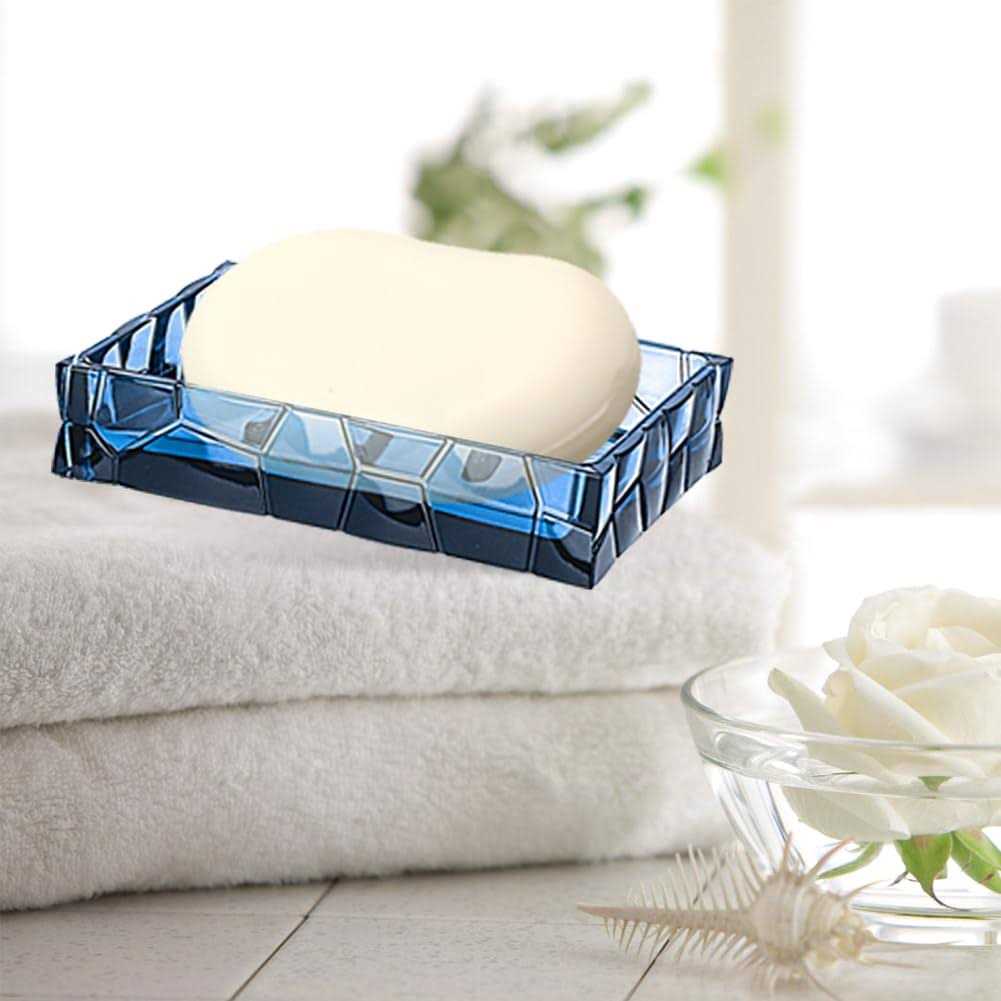 Purple Acrylic Bathroom Accessory Set 5 Pcs Bathroom Accessories Set With Lot - Image 5