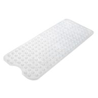 AmazerBath Bath Tub Mat, 40 x 16 Inches Non-Slip Shower Mats with Suction Cups and Drain Holes