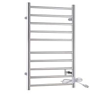 ANZZI Crete 10-Bar Stainless Steel Wall Mounted Towel Warmer Rack TW-WM104CH