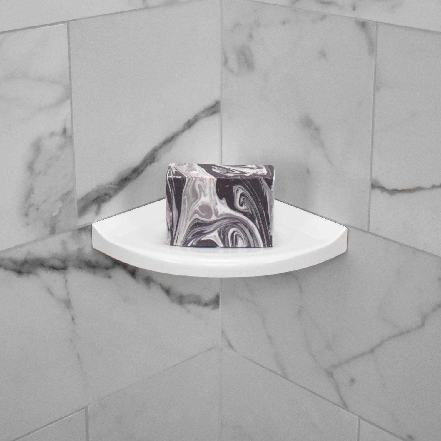 Questech Decor Shower Shelf 5 inch Metro Flatback Soap Dish - Image 4