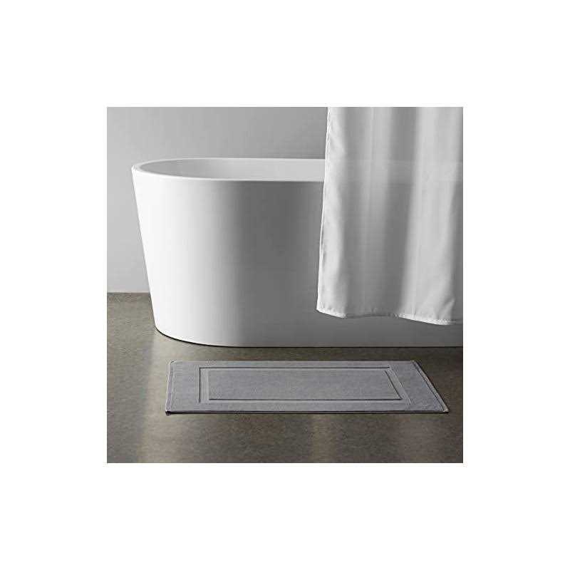 Amazon Basics Basics Banded Bathroom Bath Rug Mat 31 Inches L x 20 Inches W - Image 3