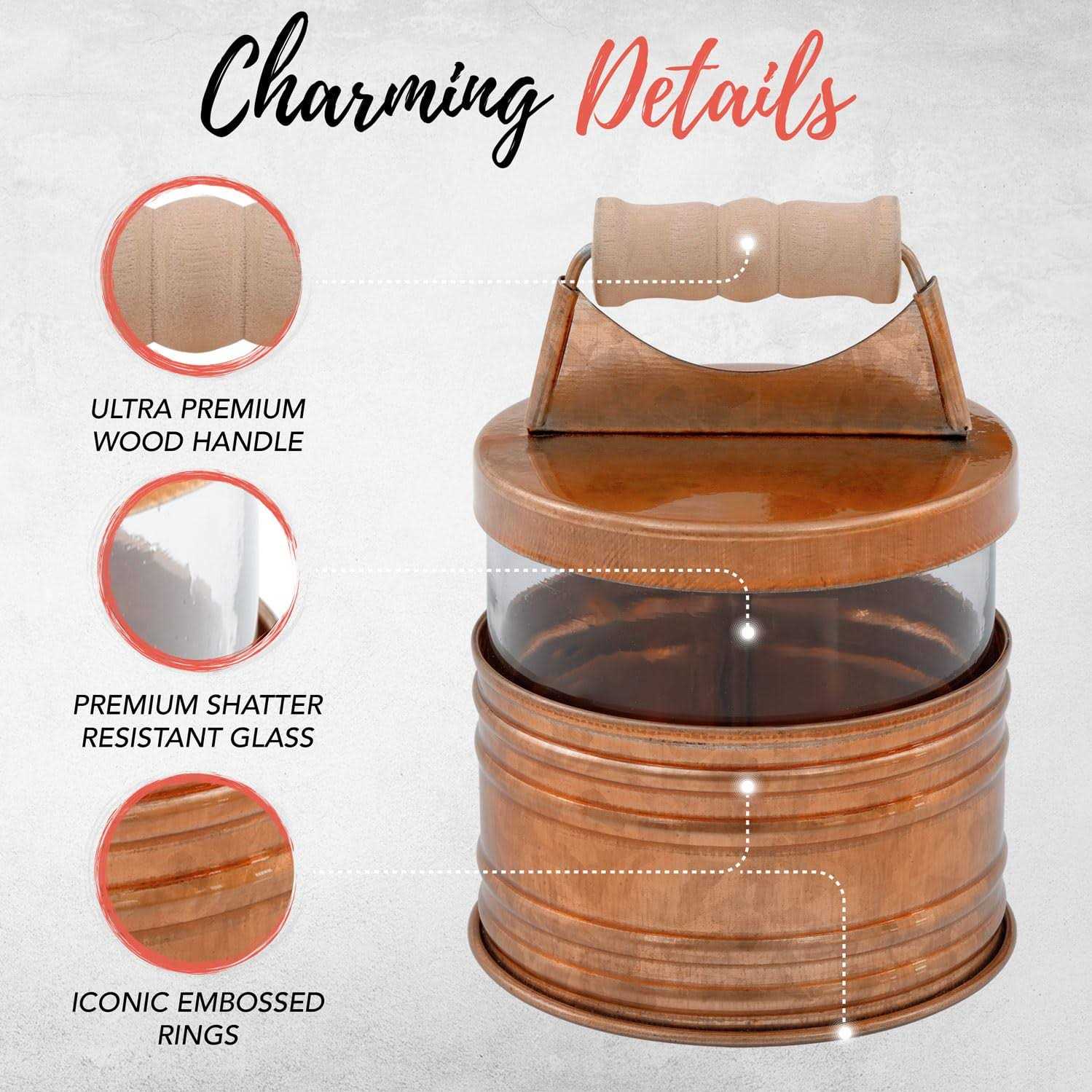 4 Piece Bathroom Accessory Set Autumn Alley - Image 2