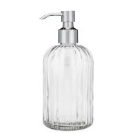 Rail19 Fluted Glass Nouveau Soap Dispenser