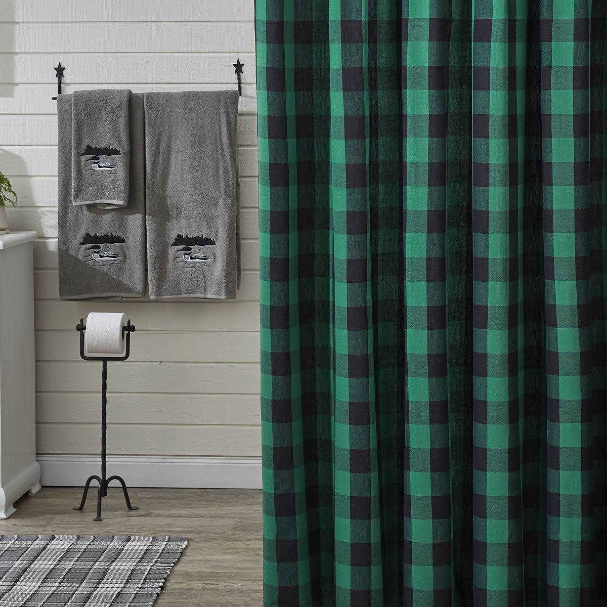 Park Designs Wicklow Check Shower Curtain - Image 3