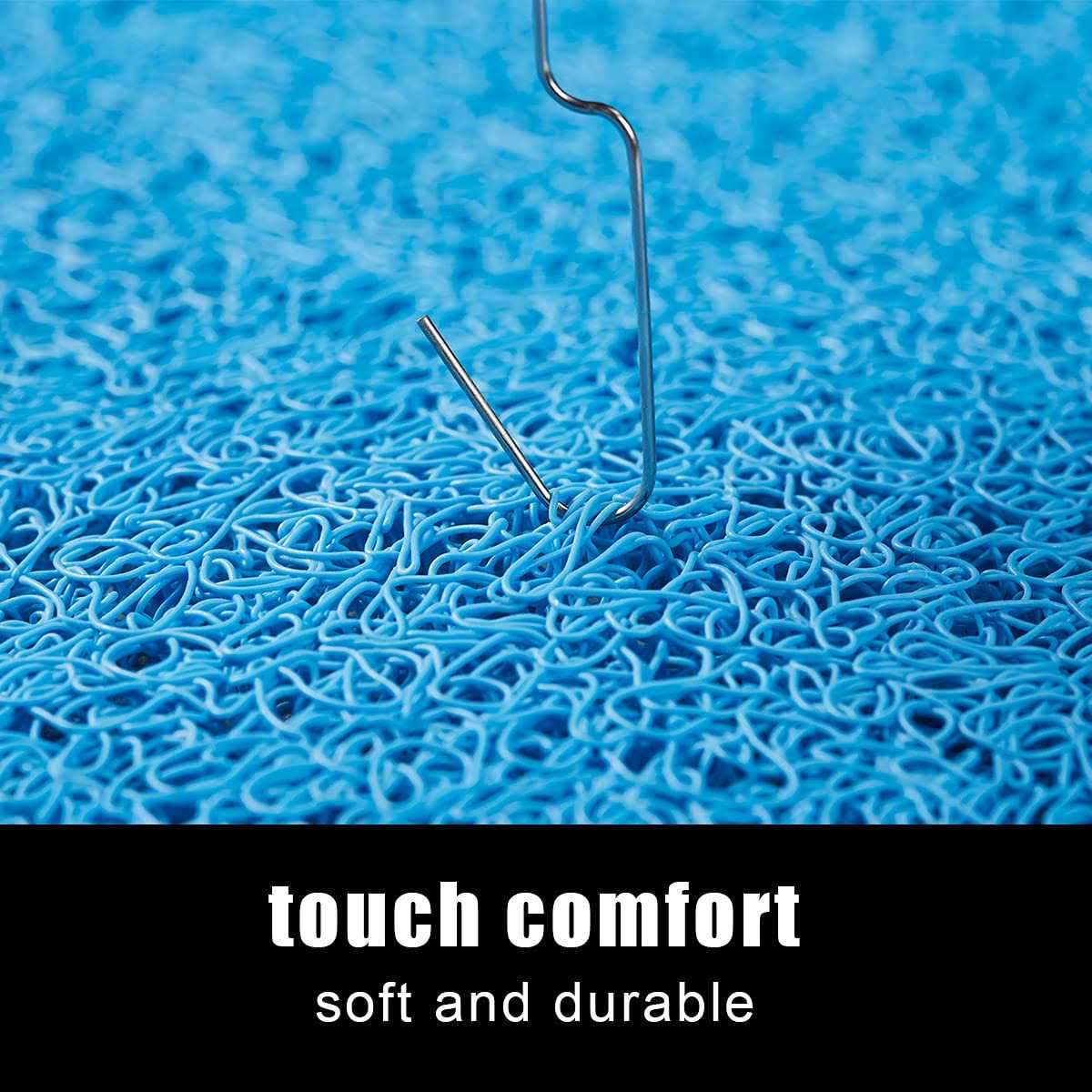 Asvin Soft Textured Bath Shower Tub Mat Phthalate Free Non Slip Comfort Bathtub Mats with Drain - Image 5