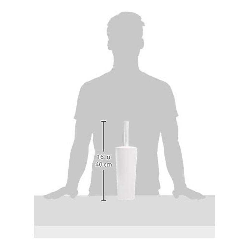 AmazonCommercial Toilet Brush and Holder Set - Image 3