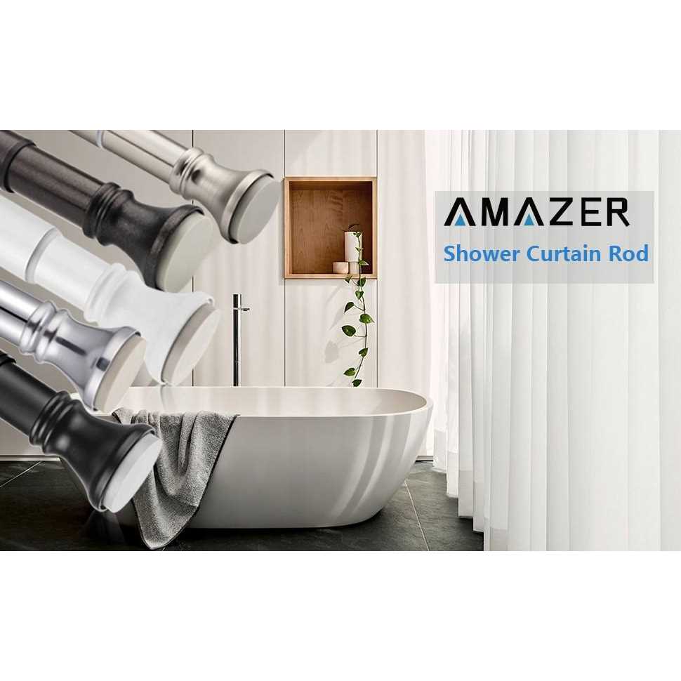 Amazon Basics Tension Curtain Rod - Image 5