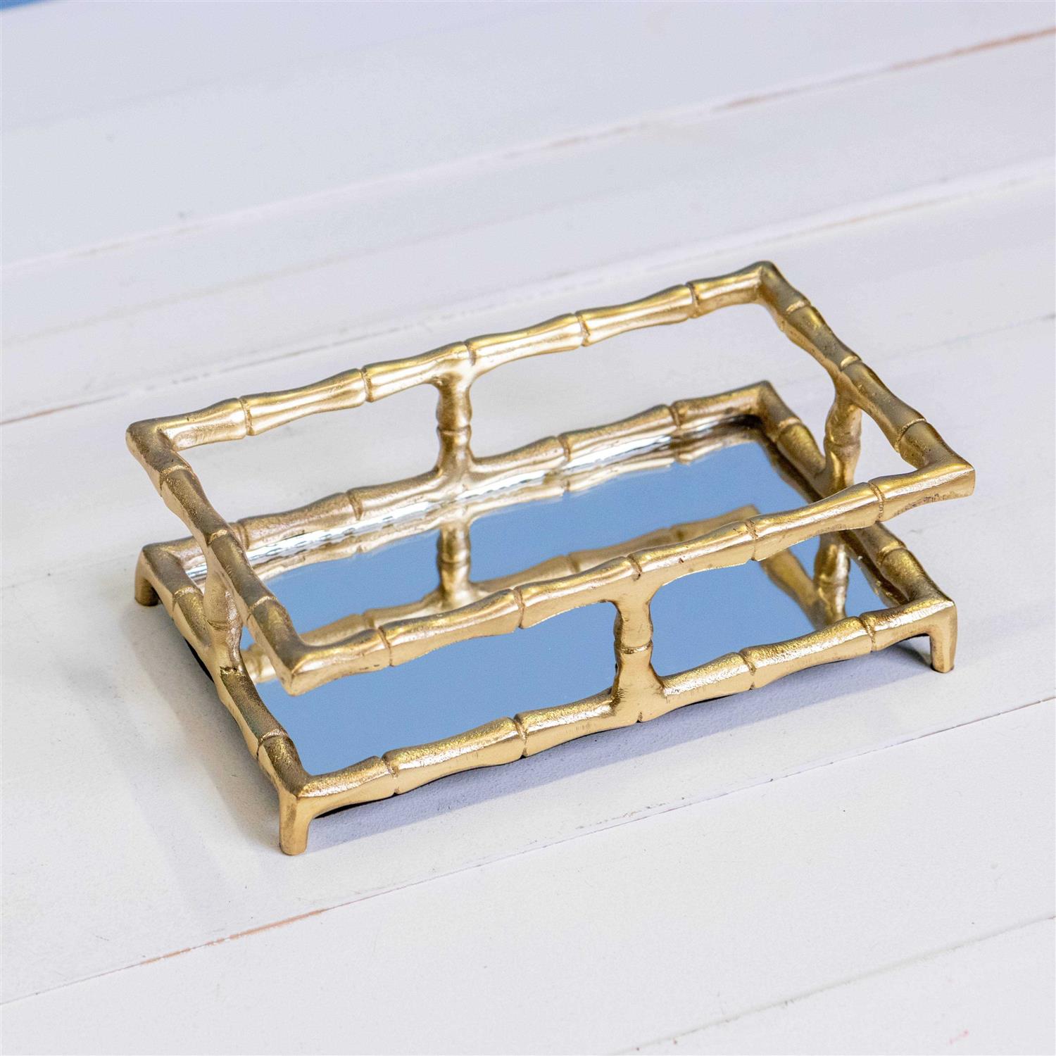 8 Oak Lane Gold Bamboo Guest Towel Tray - Image 5