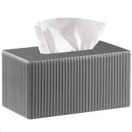 Plus Size Tissue Box Cover,pu Leather Rectangular Tissue Box Holder,napkin Dispe