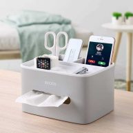 Rain House Multifunction Rectangular Tissue Holder Cover Case Facial Tissue Paper Box Napkins Dispenser Container Stylish Remote Control Desk Storage