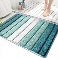 Silipacks Bathroom Rugs 18×26 Non-slip Microfiber Carpet