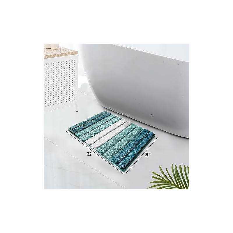 Silipacks Bathroom Rugs 18×26 Non-slip Microfiber Carpet - Image 4
