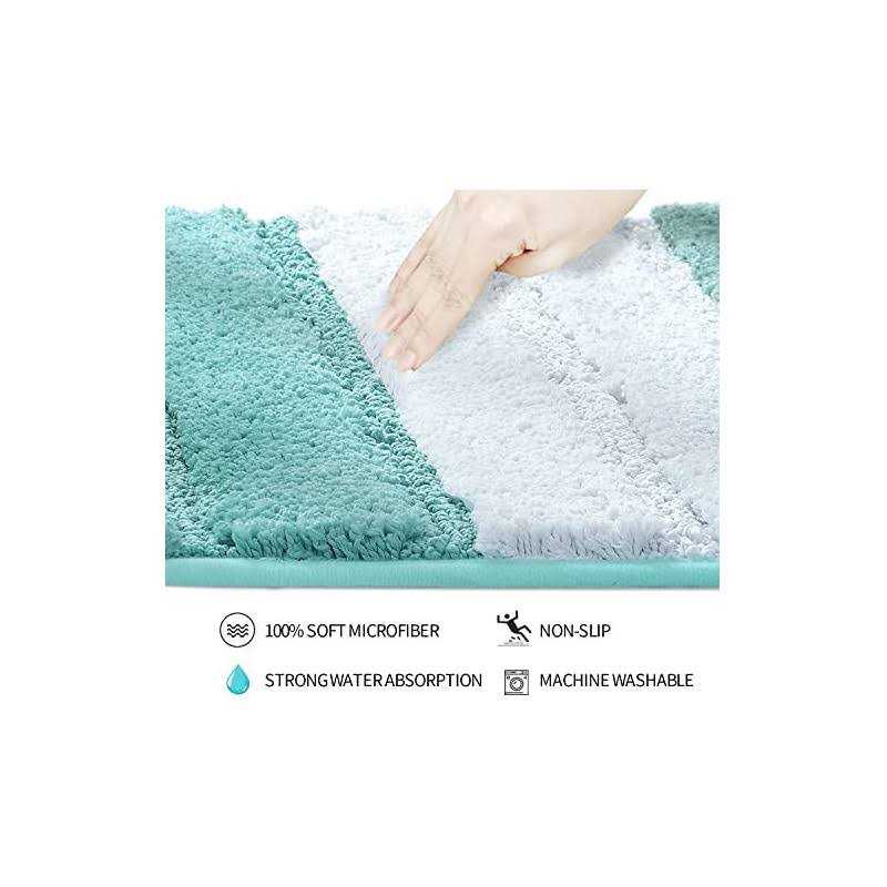 Silipacks Bathroom Rugs 18×26 Non-slip Microfiber Carpet - Image 5