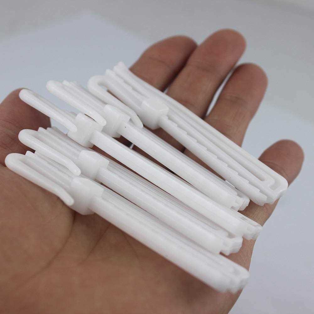 30 pcs Adjustable Curtain Hooks for Drapes Depth Pinch Pleat Locking Curtain Tap - Image 5