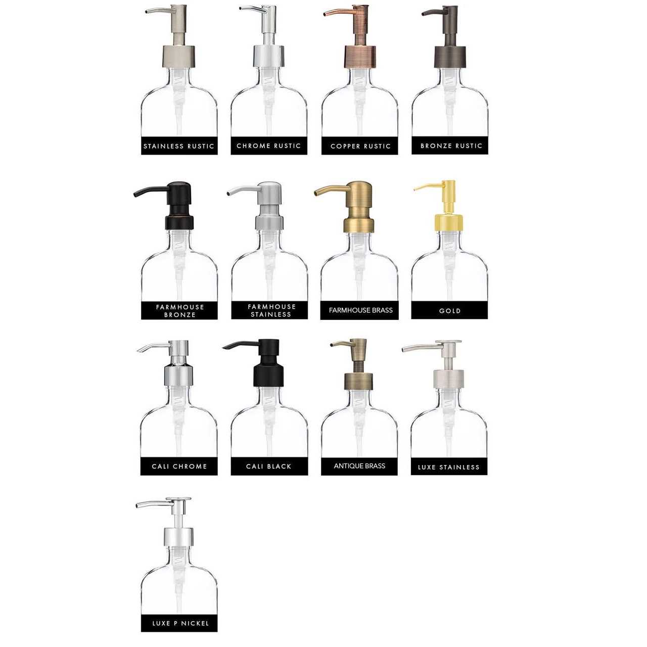 Rail19 Just Metal Soap & Lotion Dispenser Replacement Pumps - Image 2