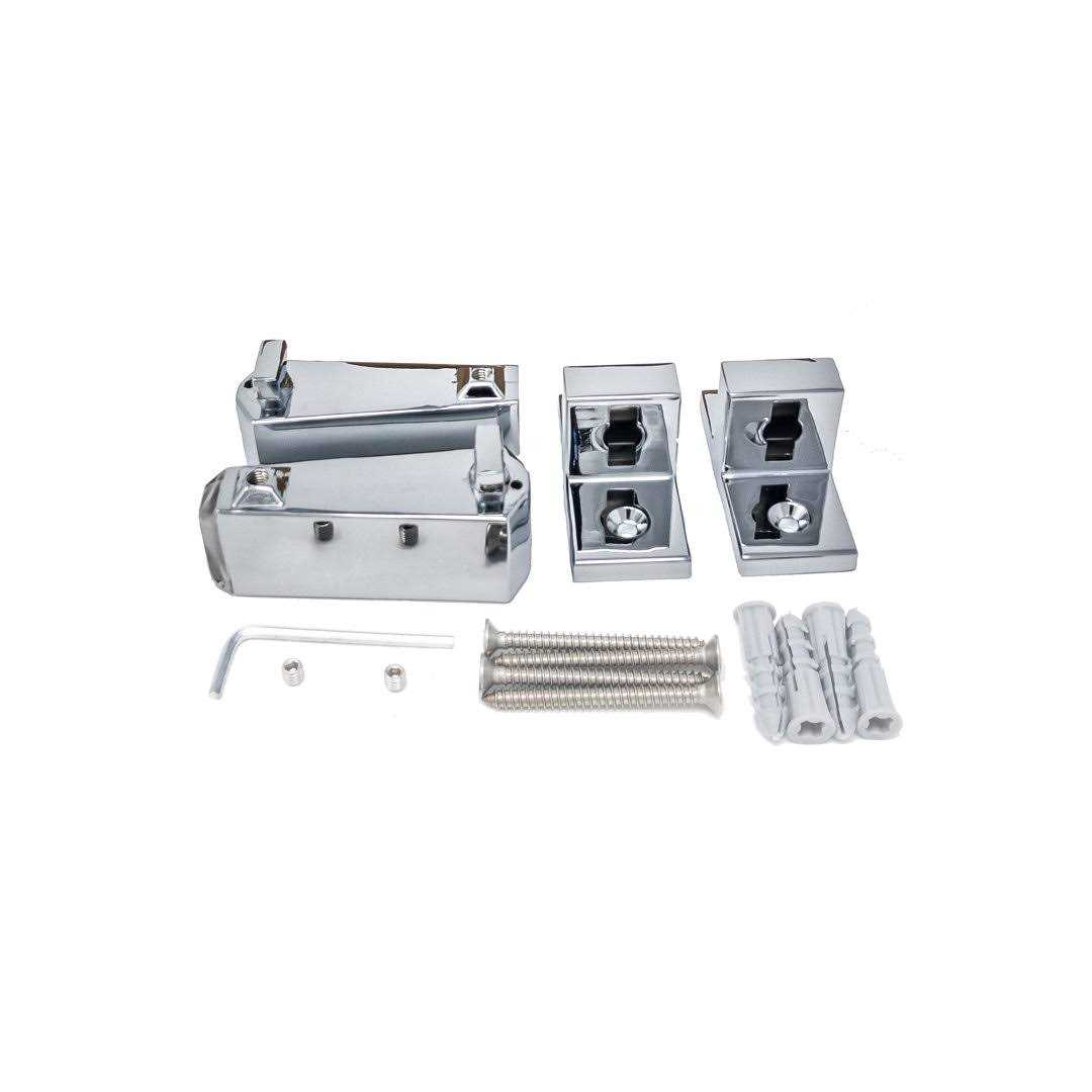 Preferred Bath Accessories 112-5-A Rectangle 60 Adjustable Curved Shower Rod Bright Polished Bath and Shower Accessories Shower Accessories Curtain - Image 2