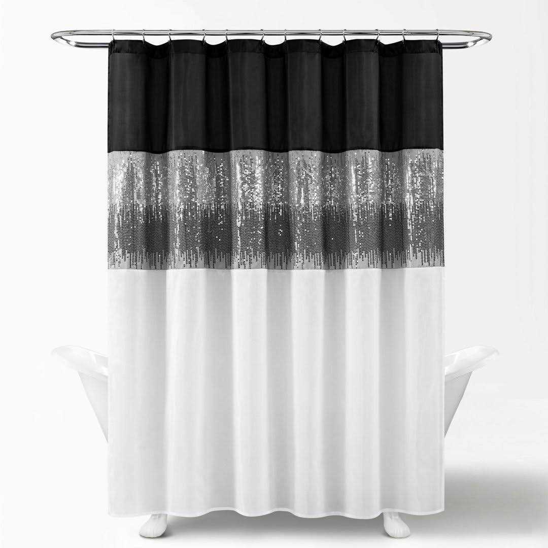 Pruneda Striped Single Shower Curtain Mercer41 - Image 4