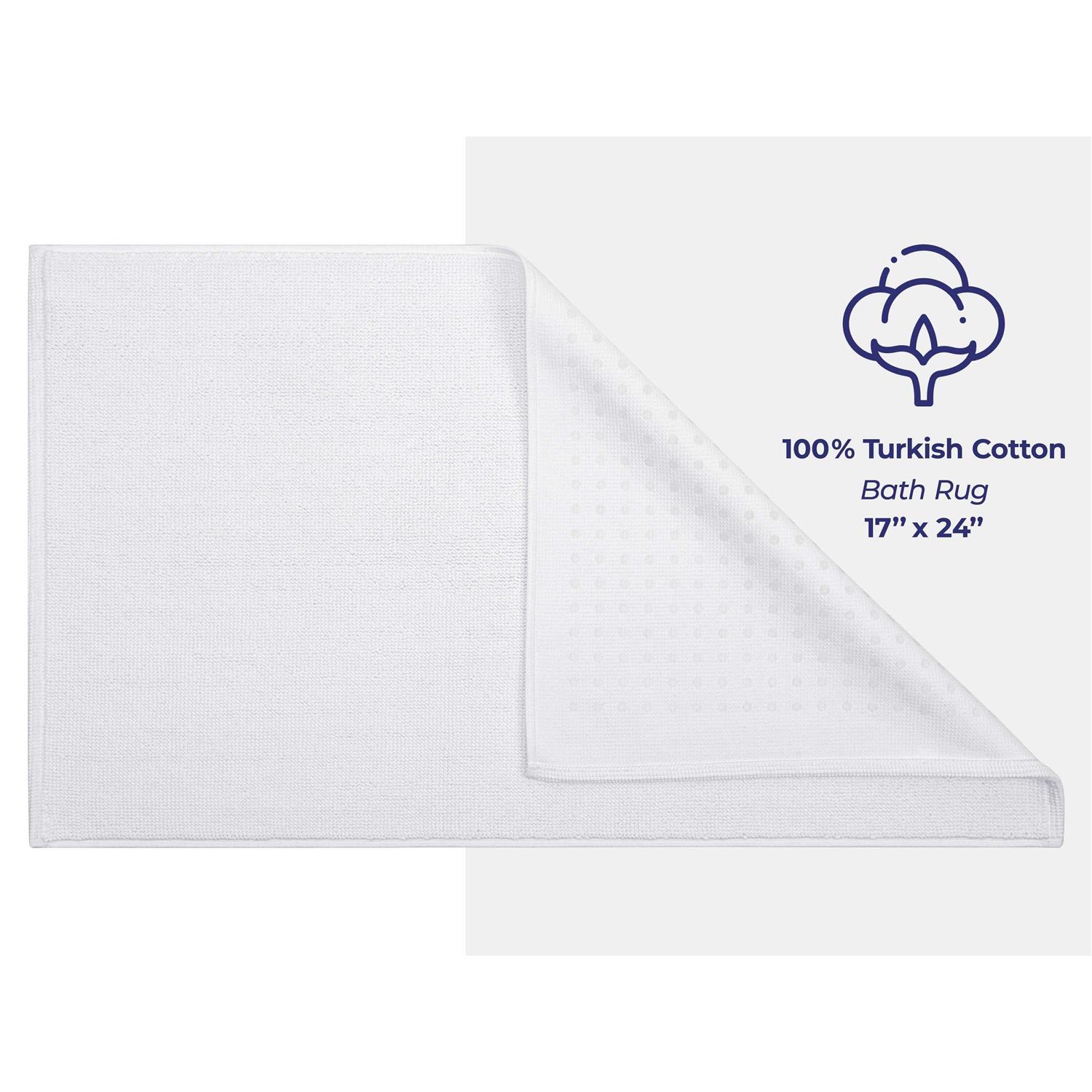 American Soft Linen Non Slip Bath Rug Cotton - Image 3