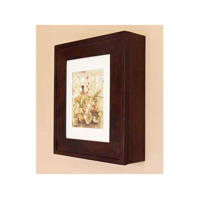 16.88 W x 19.88 H x 5.12 D Solid Wood Wall Mounted Bathroom Cabinet Fox Hollow Furnishings Finish - Image 4