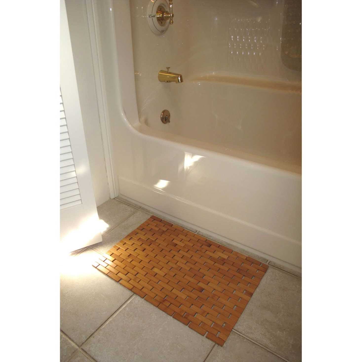 Redmon Bamboo Spa Style Shower Mat - Image 5