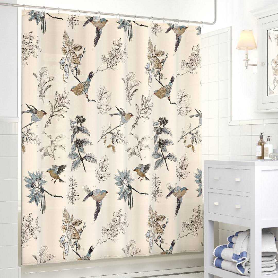 paragraphb Charlton Home Shawnee 100% Cotton Shower Curtain