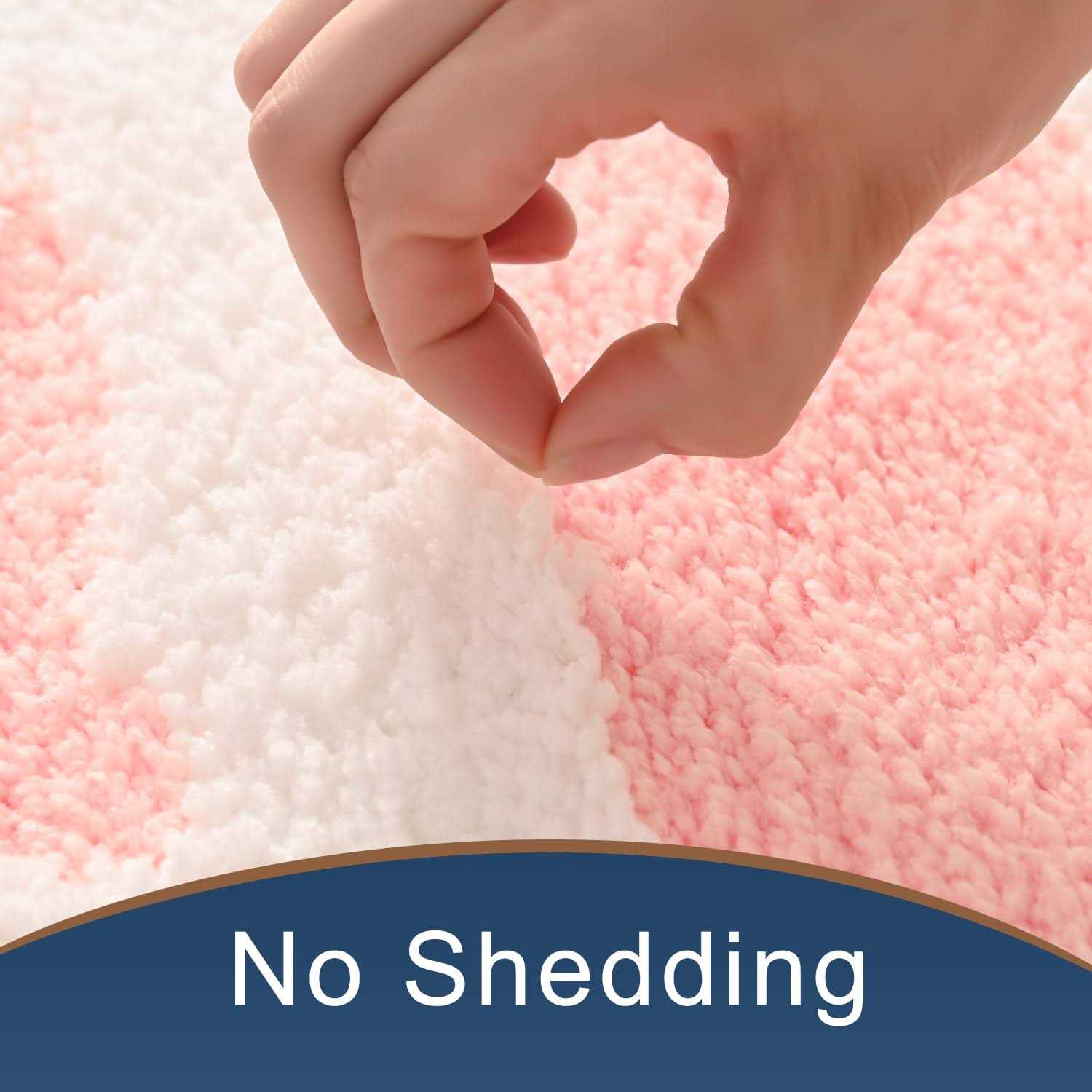 Anybar Black and White Bathroom Rugs Bath Letters Non Slip Bathroom Mat - Image 2