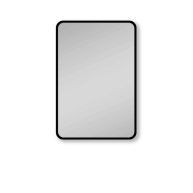 24 in. W x 30 in. H Rectangular Black Metal Framed Wall Recessed/Surface Mount Bathroom Medicine Cabinet with Mirror