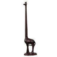 Ogrmar Cast Iron Giraffe Paper Holder Decorative Bathroom Toilet Paper Holder Stand 3.25 X 17.5 X 4.25 Inches