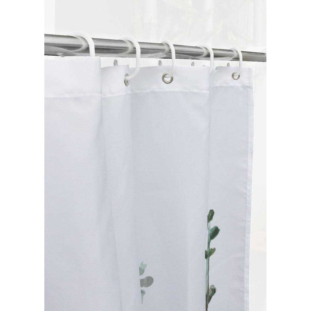Alyra Floral Single Shower Curtain + Hooks Winston Porter - Image 4