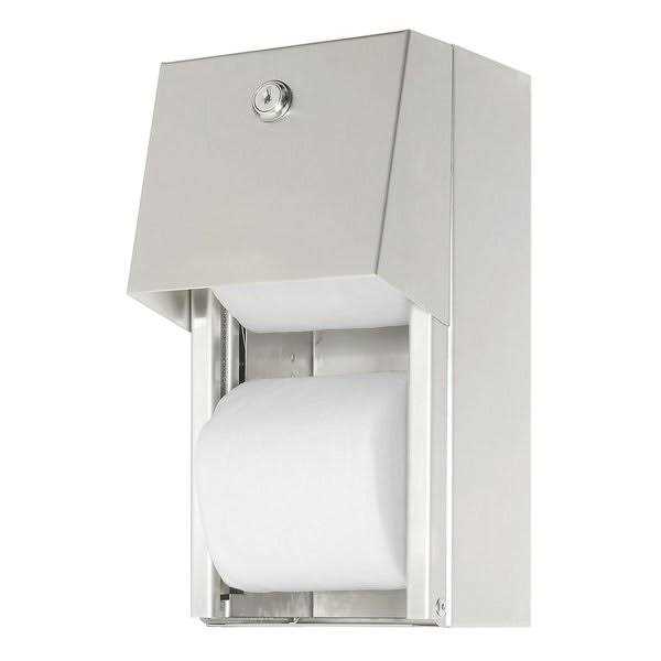 ASI Surface Mounted Dual Roll Toilet Tissue Dispenser - Image 4