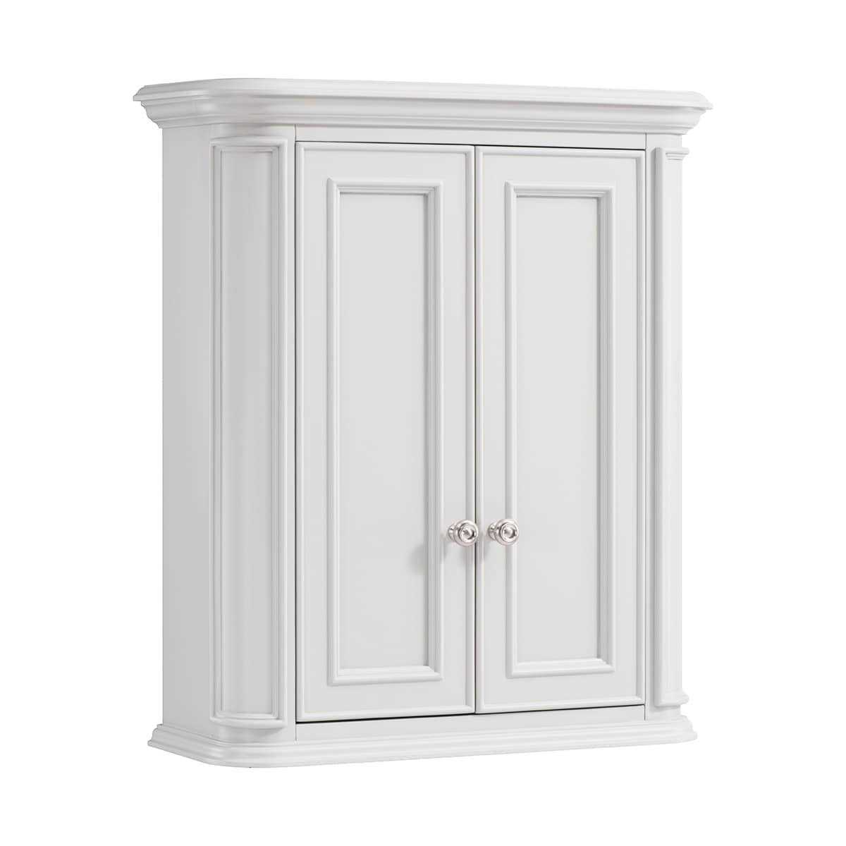 allen + roth Wrightsville 26-in x 30-in x 10-in Swan White Soft Close Bathroom Wall Cabinet 1116WC-26-201 - Image 3