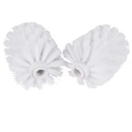 2pcs Toilet Brush Replacement Head Cleaning Tool Suitable For Brush Rods With A Diameter Of 12mm