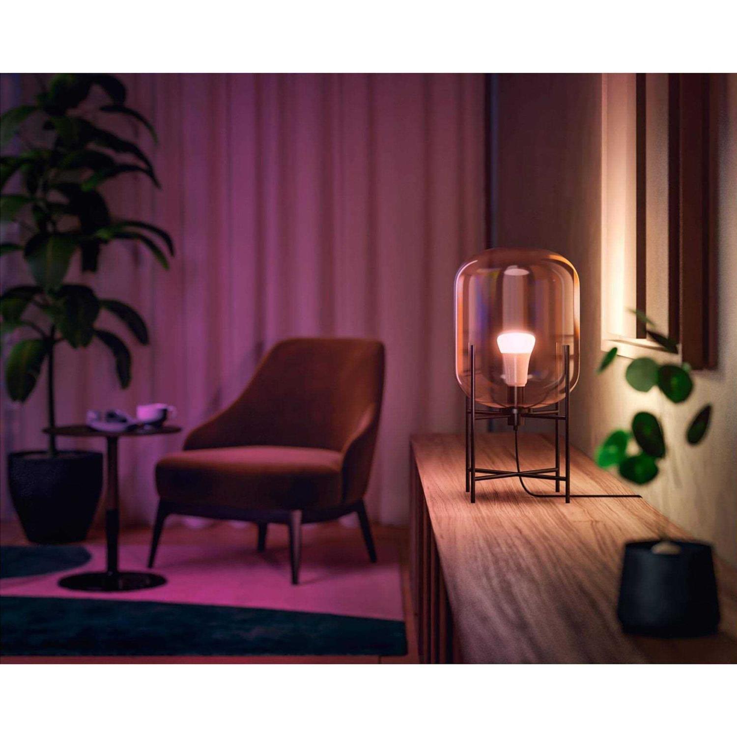 Philips Hue A19 Bluetooth White & Color Ambiance LED Smart Bulbs - Image 5